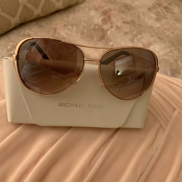 Michael Kors womens prescription aviator glasses